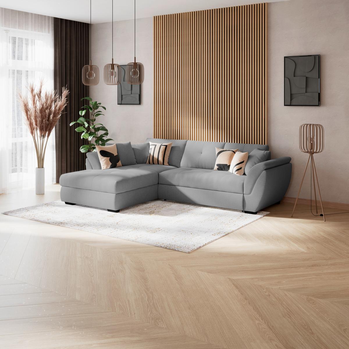 COLțAR BERISSO NEW - gri închis, Konventionell, textil (187/278cm) - Ondega