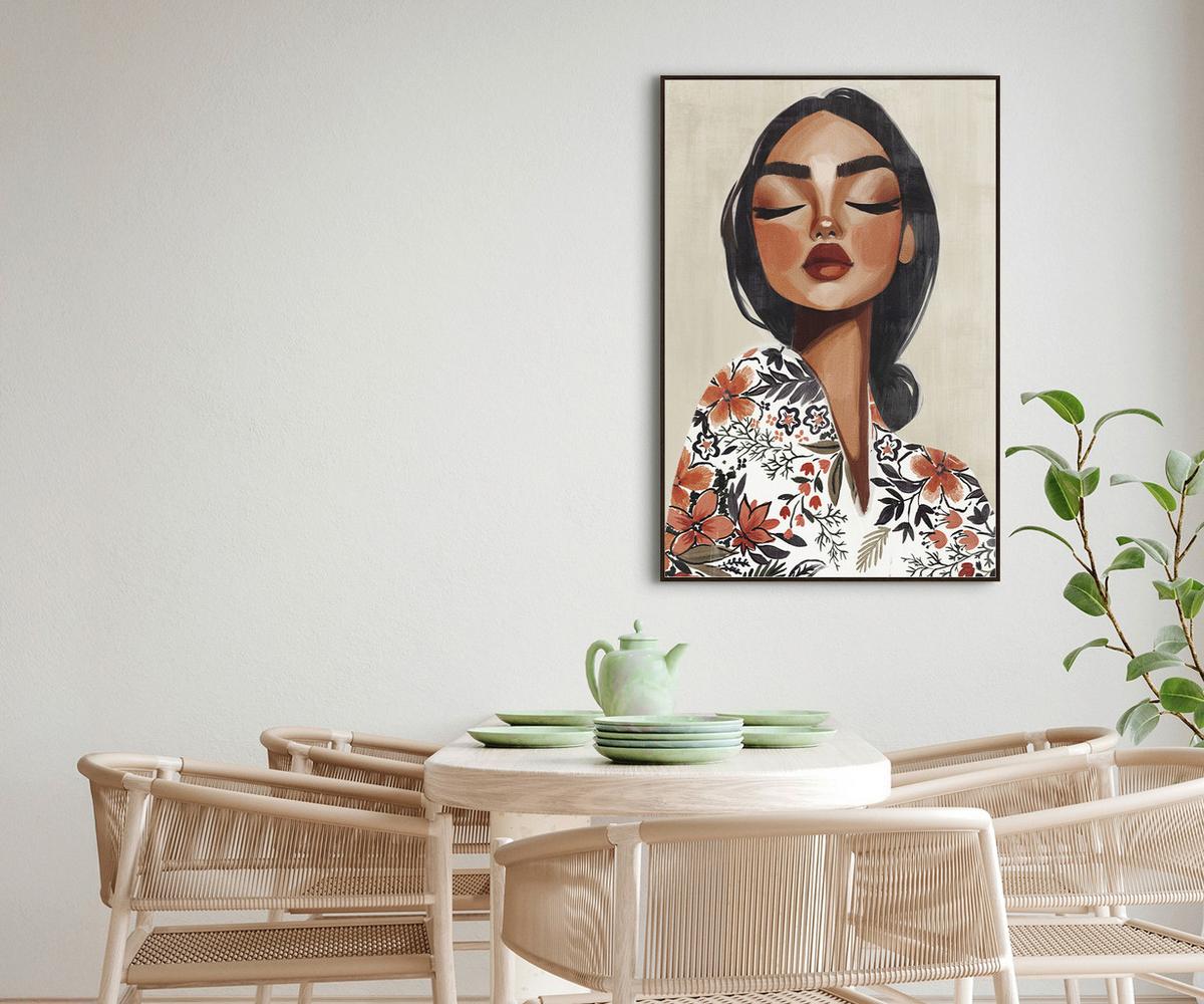 Tablou cu ramă Bonita cca. 80x120 cm - multicolor, Konventionell, plastic/material pe bază de lemn (80/120/80cm) - Mömax