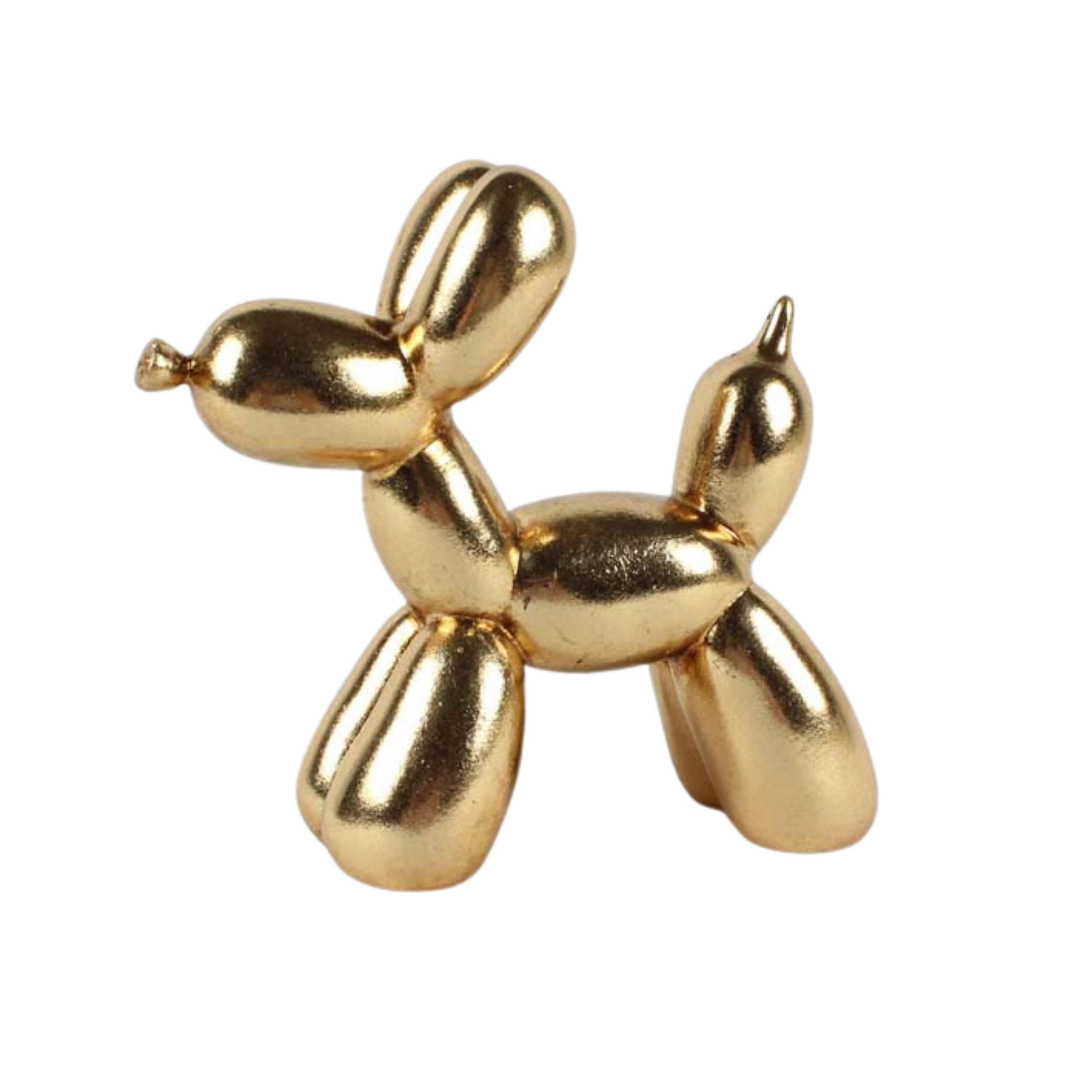 Dekor Kutya Gold Doggy - arany, Modern, műanyag (20/7,5/18cm)