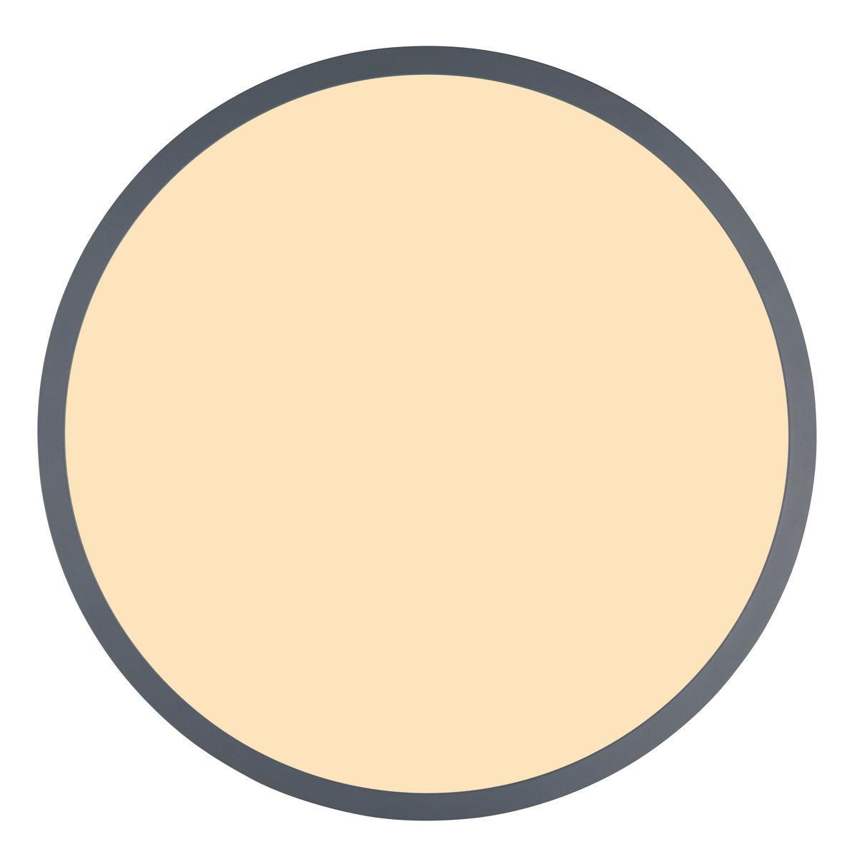 LED-DECKENLEUCHTE 416080WD2R  DORO - Dunkelbraun/Opal, Konventionell, Holzwerkstoff/Kunststoff (45/8,5cm) - Globo