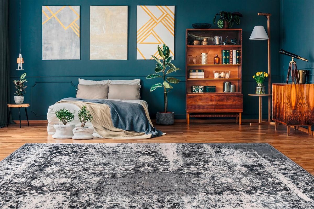 FLACHWEBETEPPICH SAPHIRA 400 GRAU - gris, Konventionell, textile (200/290cm) - Kayoom