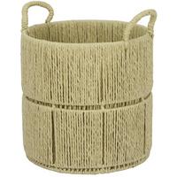 Ukrasna Korpa S Tia - prirodna boja, Konvencionalno, papir/metal (28/27cm) - Mömax