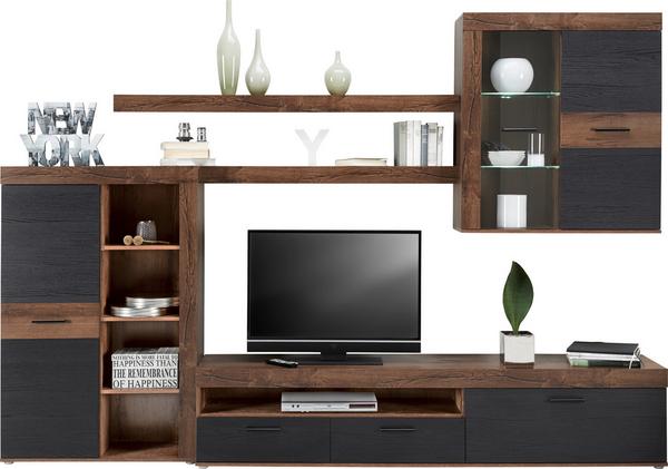 Wohnwand in Schwarz online kaufen mömax