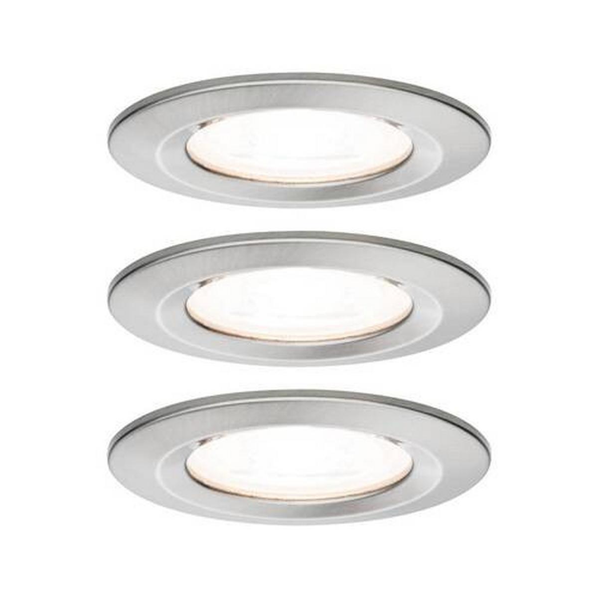 Deckenleuchte Nova in Alufarben max. 6,5 Watt - Basics (7,8cm) - Paulmann