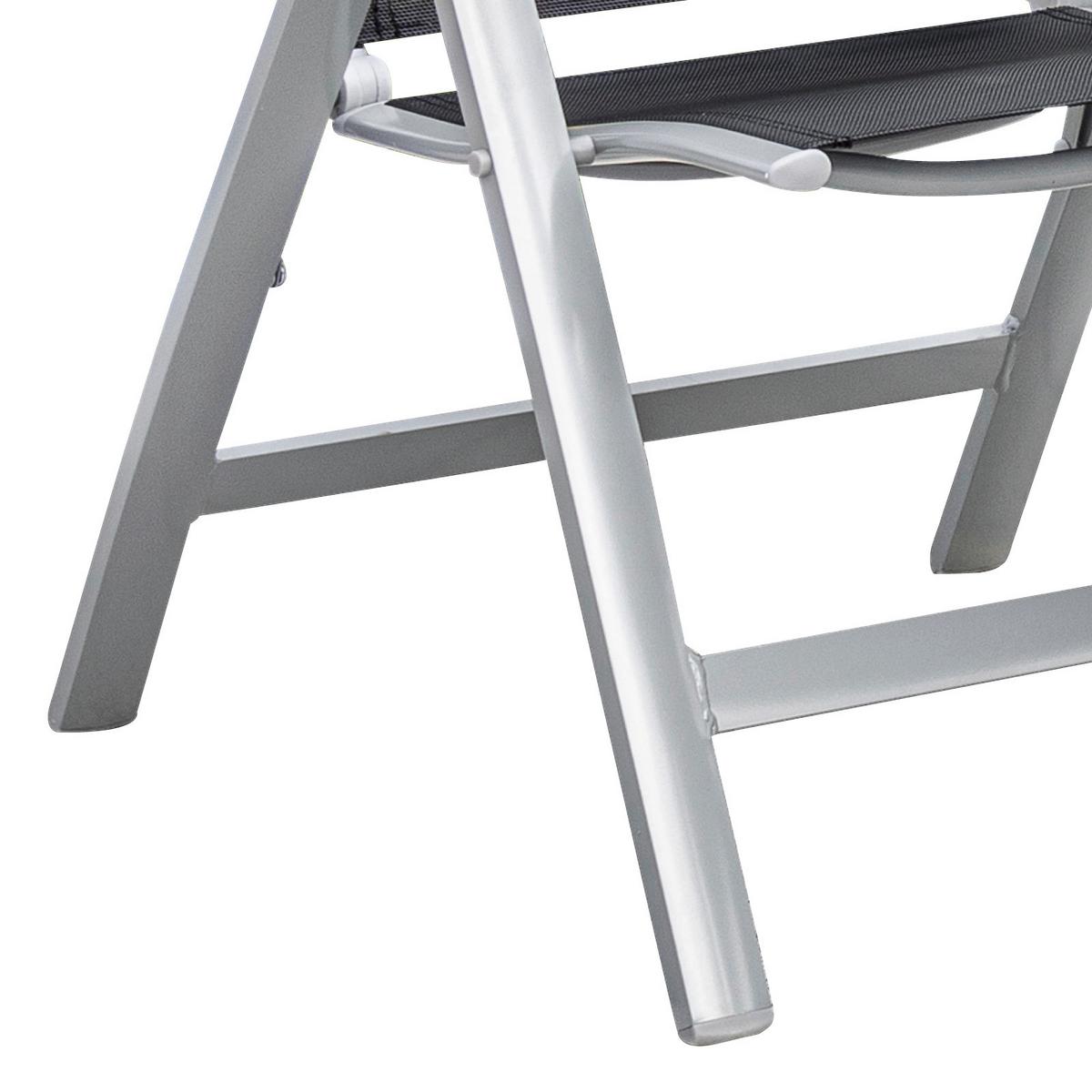 Set Za Balkon Carrara, 3-Delno, Črna - črna, Romantika, kovina/tekstil - Gardenson