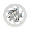 TAKFLÄKT VIRTI - vit/grå, Modern, plast (50/50/12cm) - Mömax
