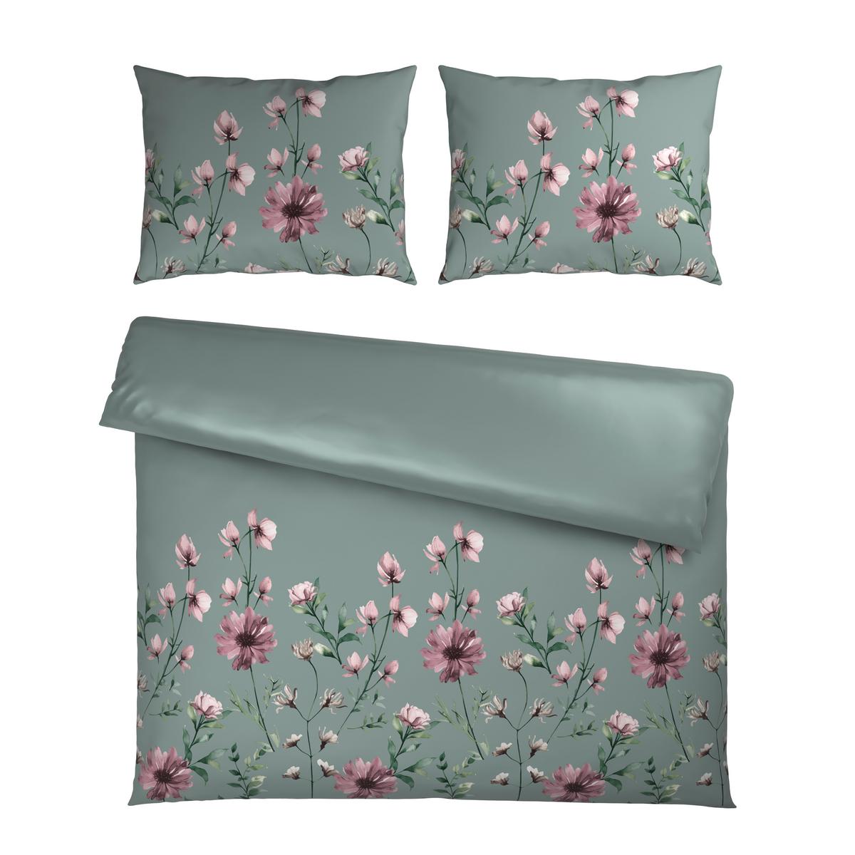 Lenjerie de lat Wiese XXL cca. 200x220/2x50x70 cm - gri, Konventionell, textil (200/220cm) - Mömax