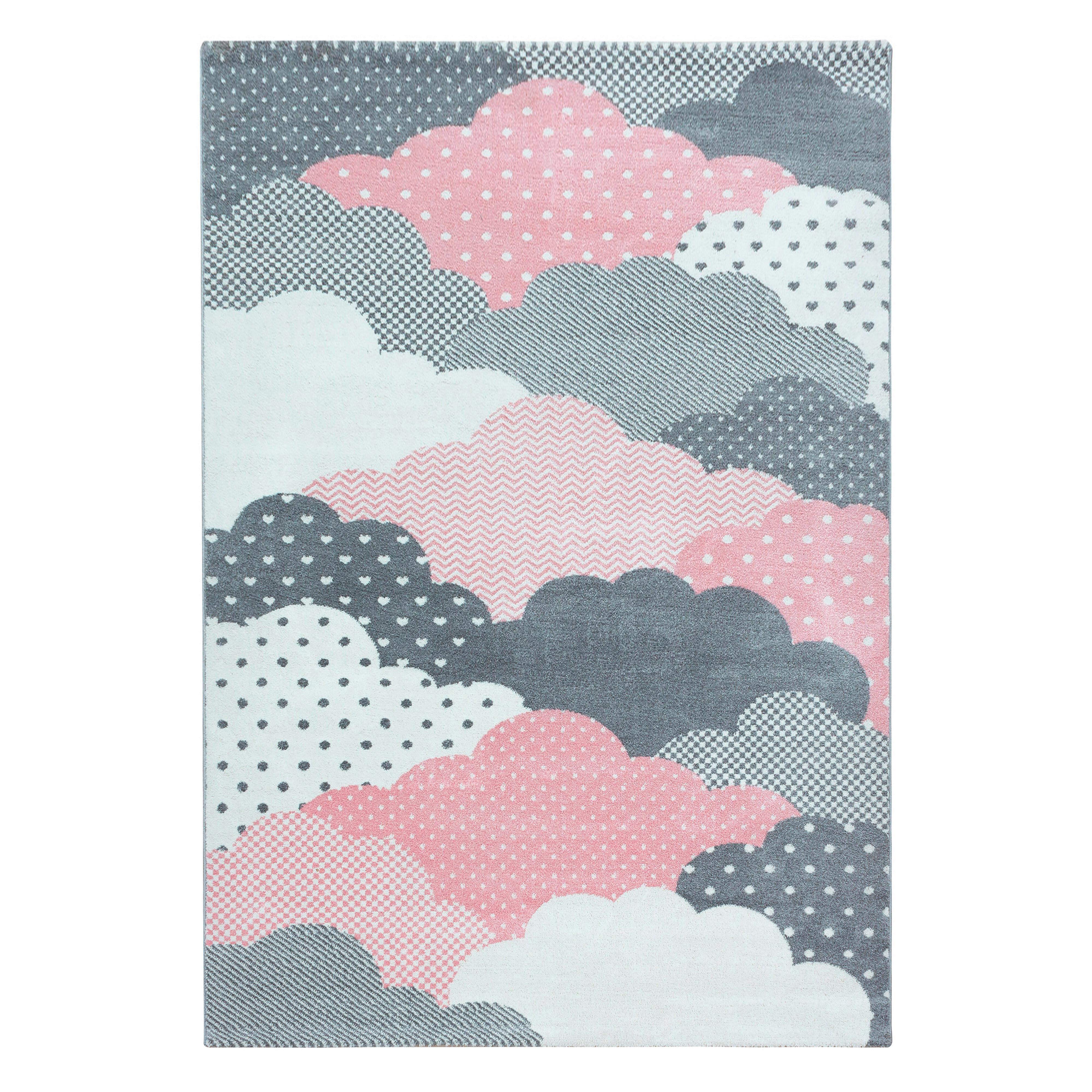 Kinderteppich Bambi Pink ca. 140x200cm - Pink, Trend, Textil (140/200cm) - Ben'n'jen