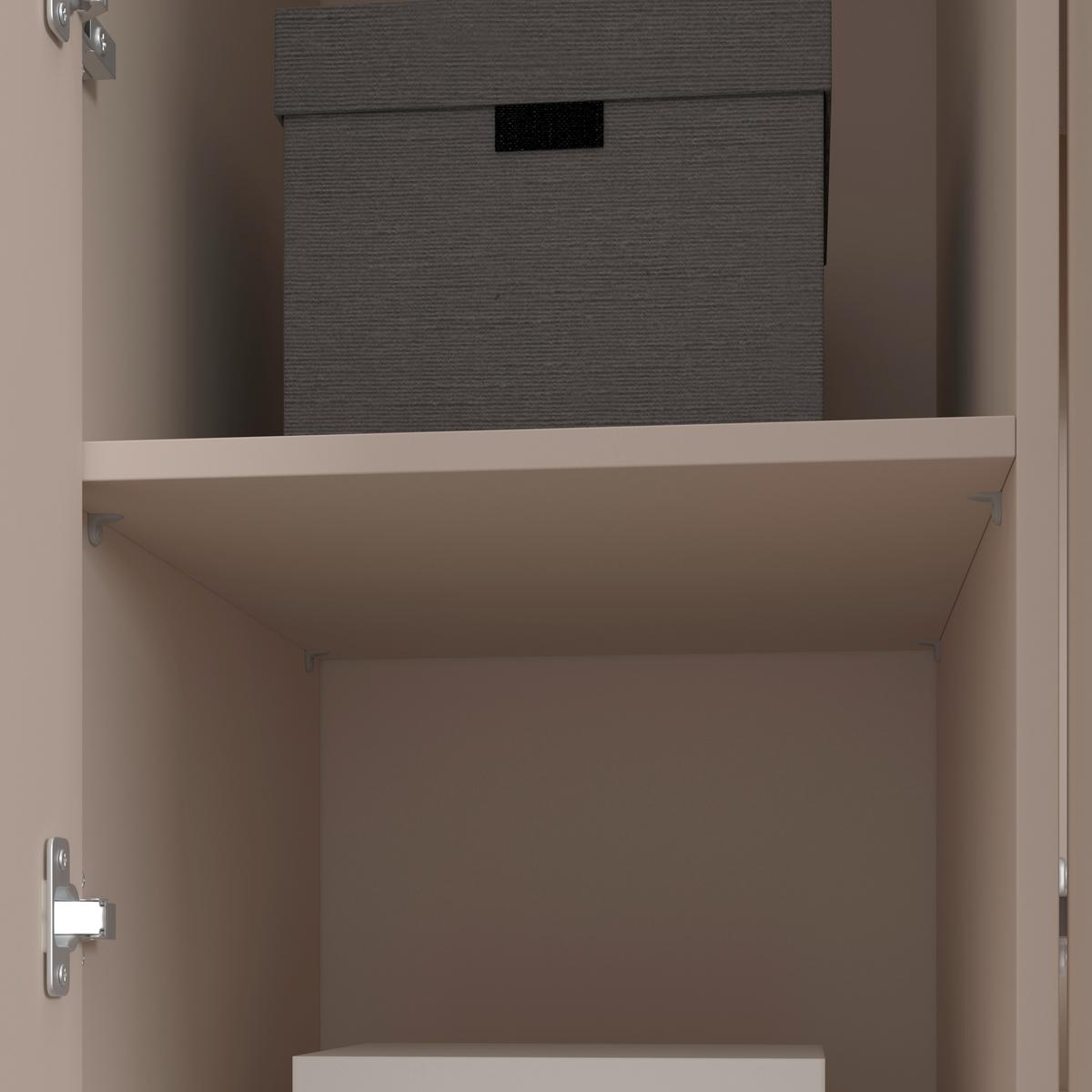 Drehtürenschrank Vivaldi -Exklusiv- - Kaschmir/Chromfarben, Konventionell, Holzwerkstoff/Metall (245/210/55cm) - Mömax