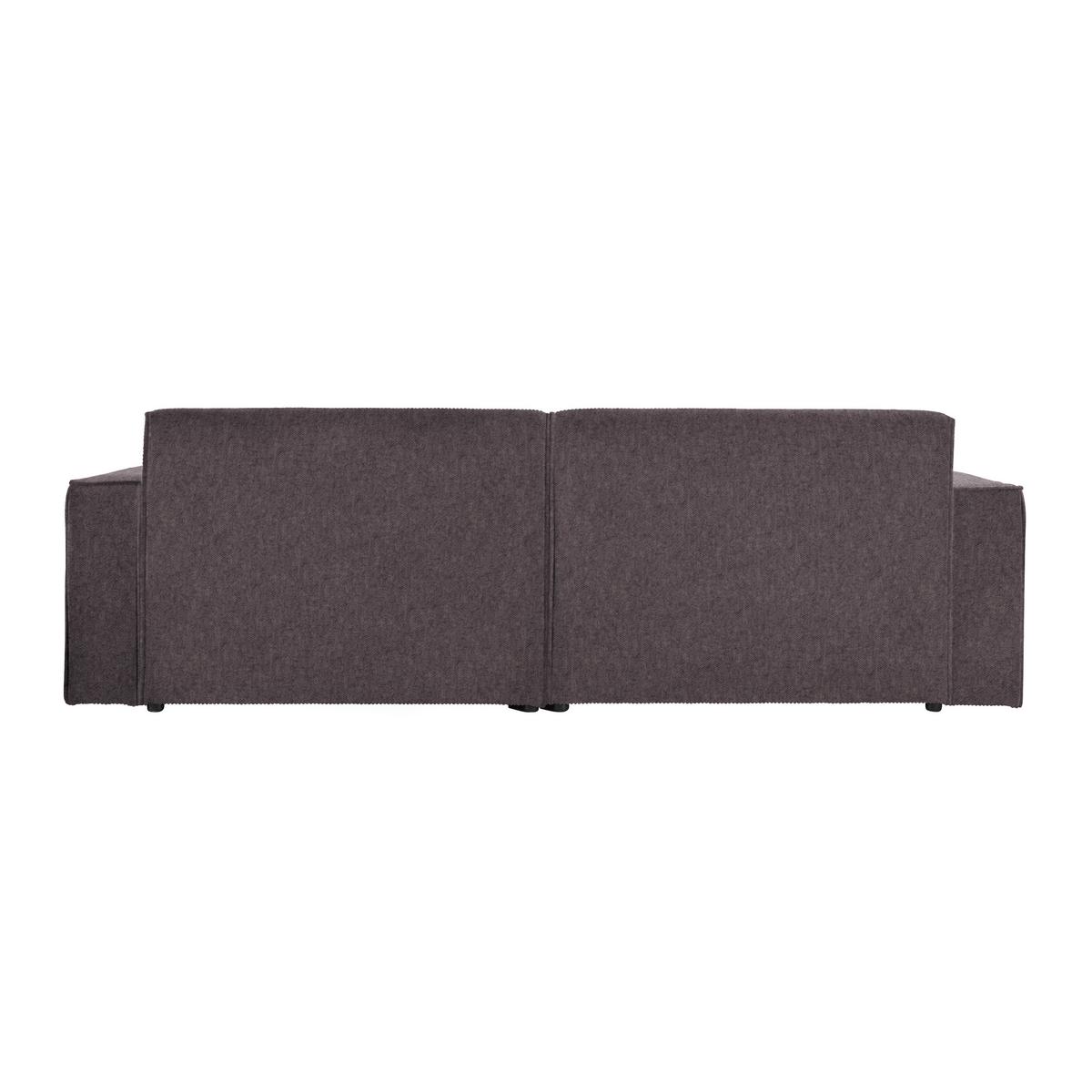 Wohnlandschaft Loft Graphitfarben - Graphitfarben/Schwarz, MODERN, Kunststoff/Textil (265/75/172cm) - Mömax