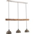 Hängeleuchte Jebel, max. 40 Watt - Silberfarben/Grau, LIFESTYLE, Holz/Metall (85/15/105cm)