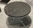 Stolić Lance - boje kroma/crna, Design, metal/keramika (70/44cm) - Modern Living