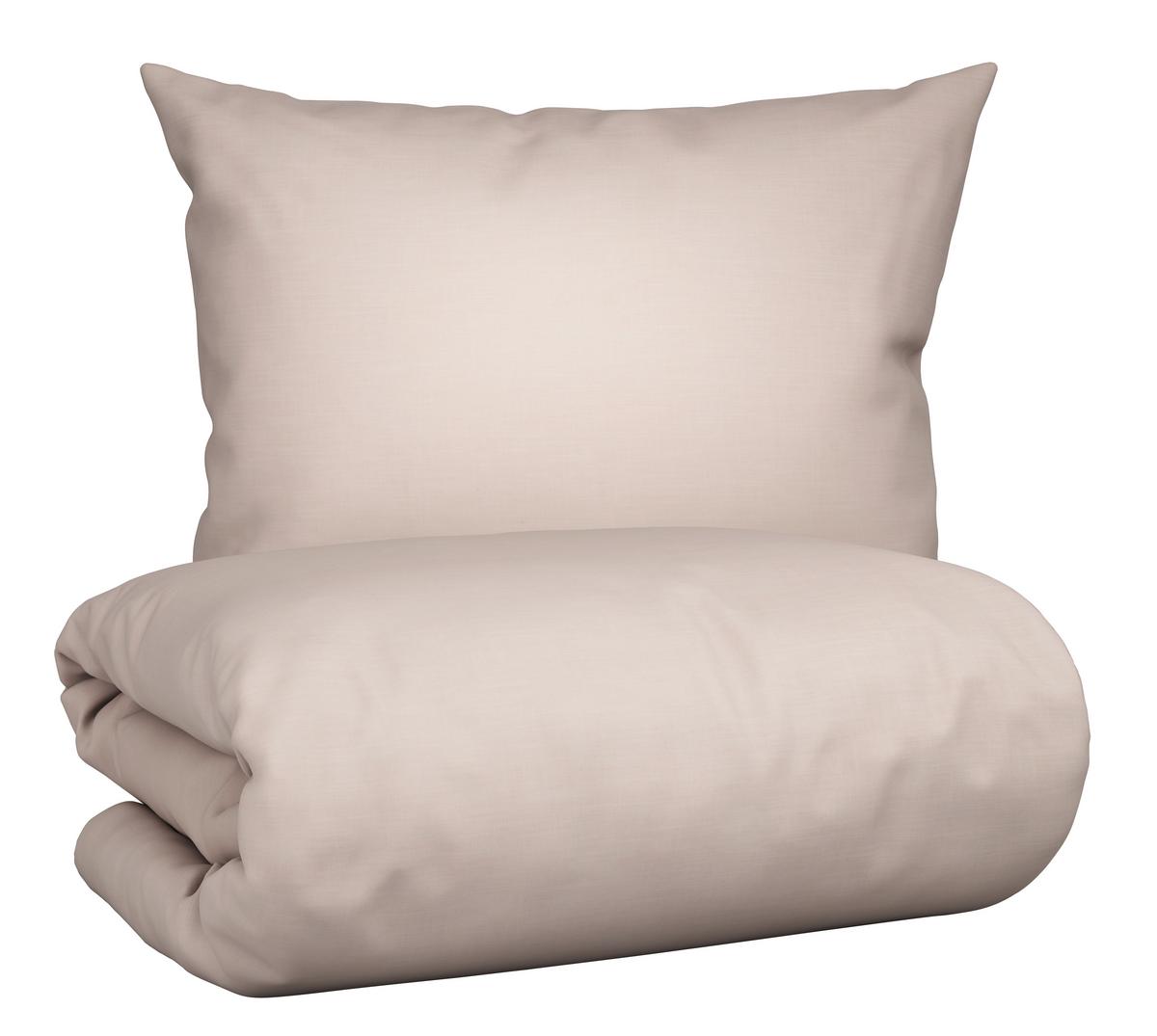 Bettwäsche Ilvy in Beige ca. 140x200cm - Beige, MODERN, Textil (140/200cm) - Modern Living