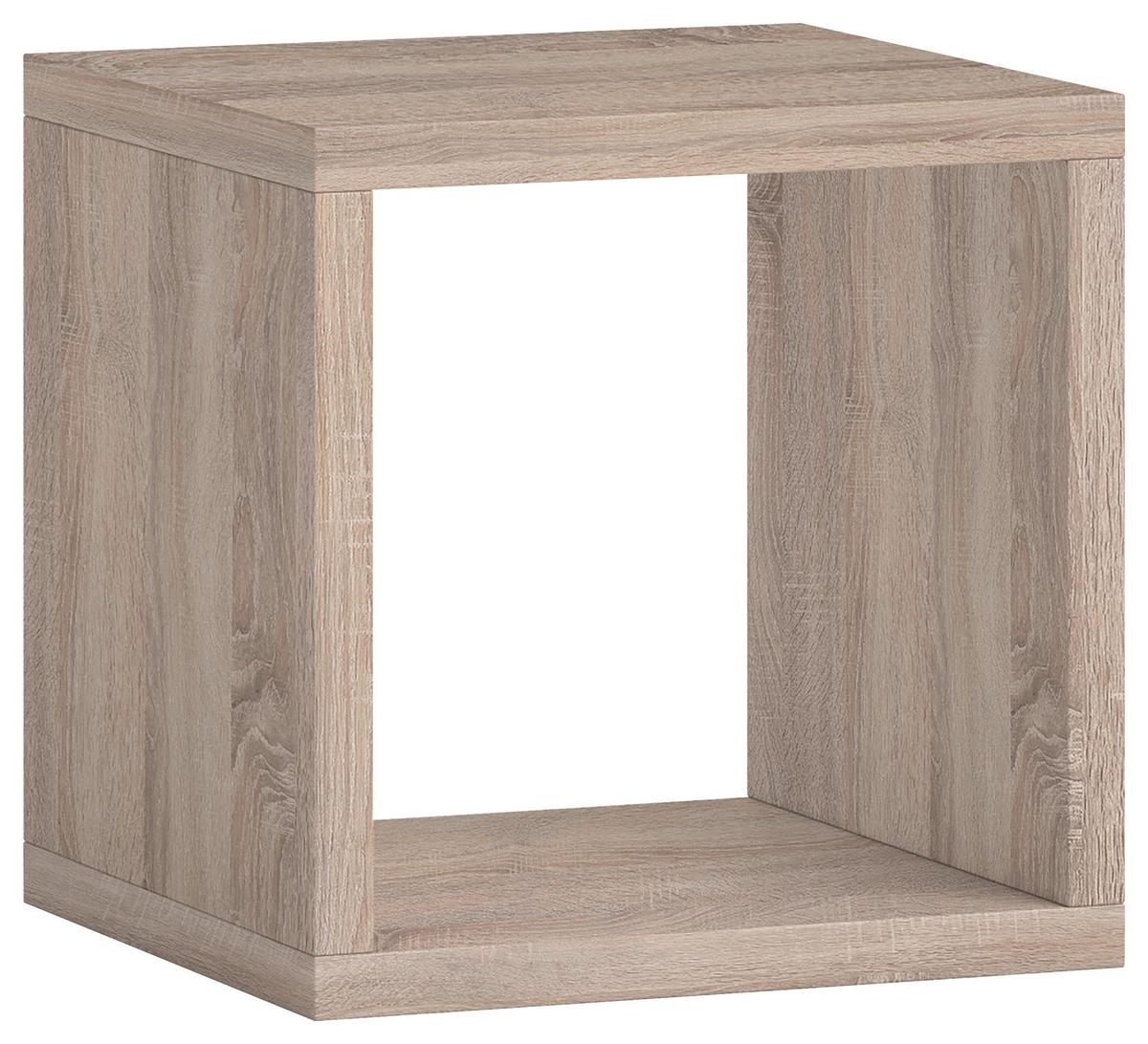 REGAŁ DZIAŁOWY STYLE - kolor dębu sonoma, Design, materiał drewnopochodny (41/41/38cm) - Carryhome