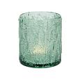 Teelichtglas Liam Grün - Dunkelgrün/Grün, MODERN, Glas (8/9cm)