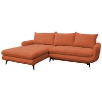 Kutna Garnitura Wave - crna, Moderno, tekstil/metal (189/266cm) - Modern Living