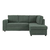 Kutna Garnitura Toulouse - zelena/crna, Trend, drvni materijal/drvo (224/206cm)