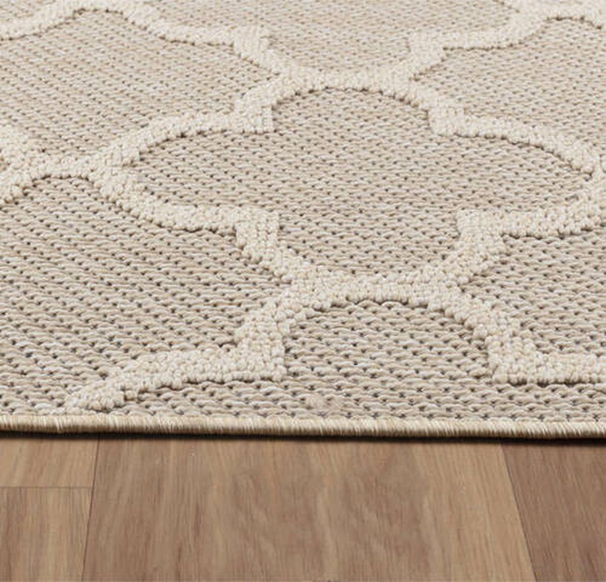 Outdoorteppich Patara Beige ca. 200x290cm - Beige, Design, Textil (200/290cm) - Novel