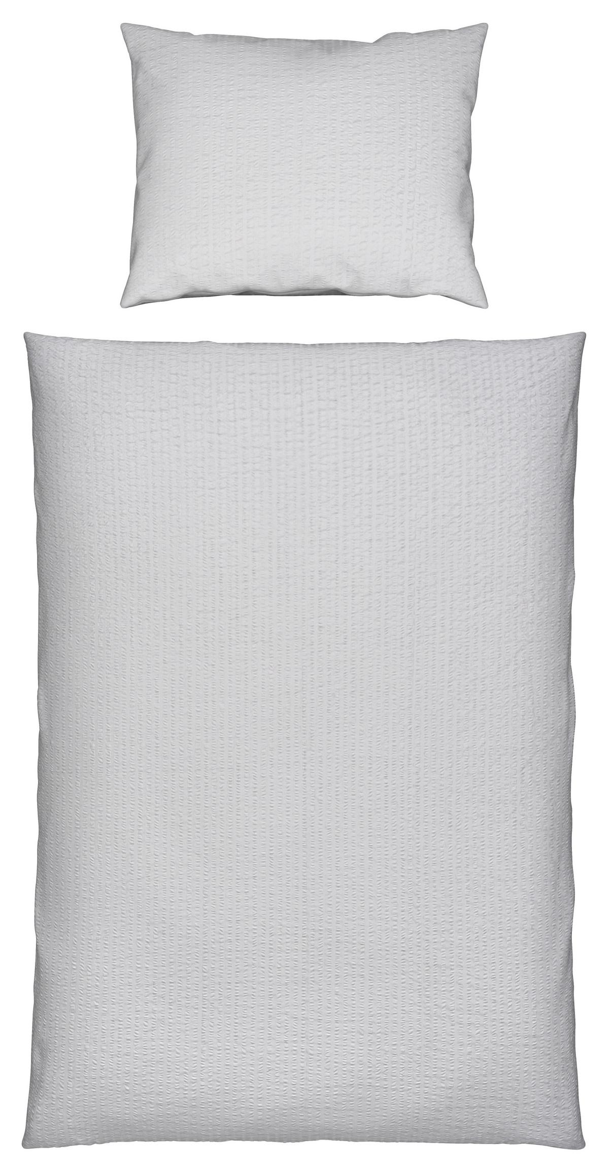 BETTWÄSCHESET GISELA - Hellgrau, Textil (160/210cm) - Modern Living