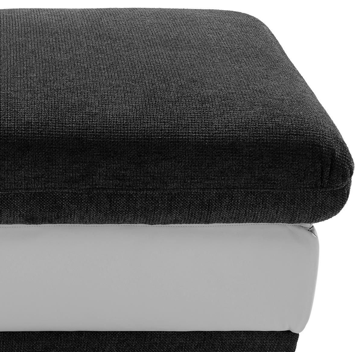 Tabure Seaside, Siva - barve kroma/siva, Konvencionalno, kovina/tekstil (97/47/67cm) - Premium Living
