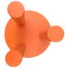 TABLE D'APPOINT LARGO -TREND- -BASED- - Orange, LIFESTYLE, verre/bois (35/47/35cm) - Based