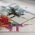Webteppich abstract in Bunt, ca. 80x150cm - Multicolor, LIFESTYLE, Textil (80/150cm) - MÖMAX modern living