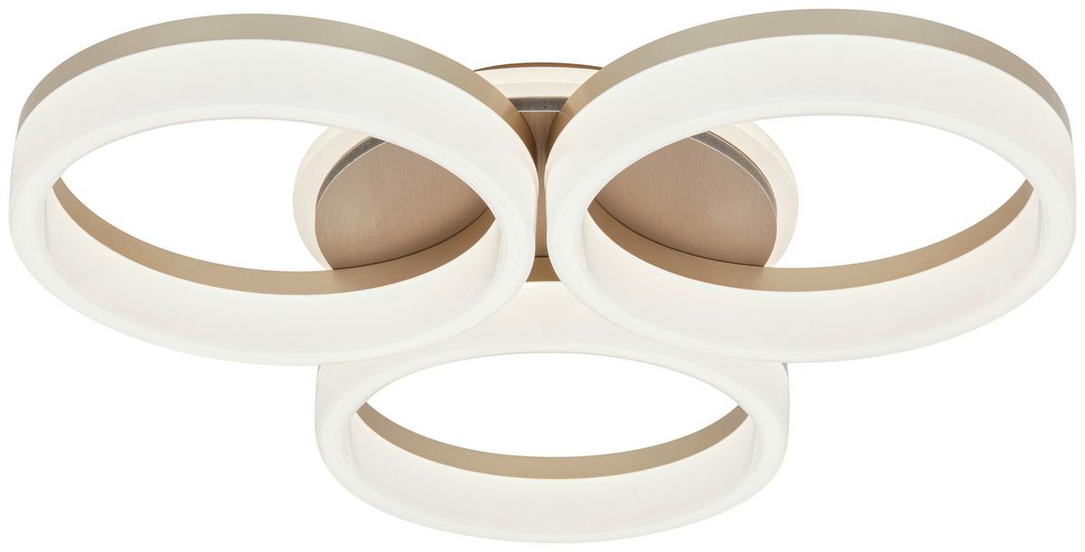 Plafonieră cu LED Kool - șampanie, Modern, plastic/metal (44/46/8cm) - Mömax