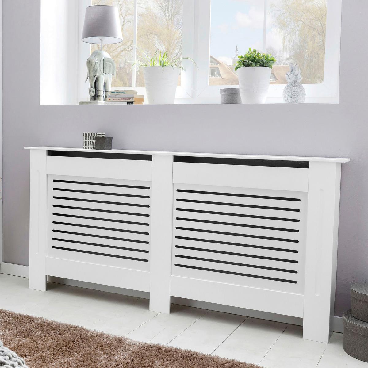 Stenska Dekoracija Wohnling - bela, Moderno, leseni material (152/83/19cm) - MID.YOU