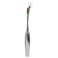 Dekovase Wohnling Silberfarben - Silberfarben, MODERN, Metall (13/100/13cm) - MID.YOU