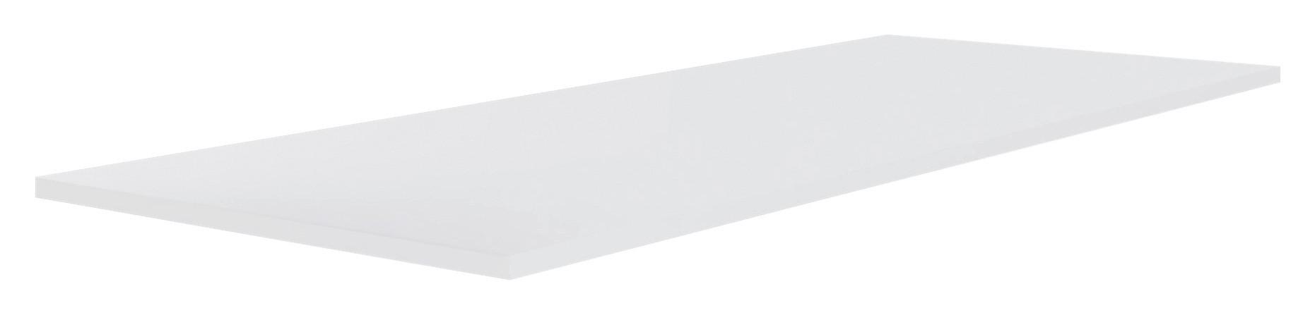 BOVENPLAAT UNIT-ELEMENTS -BASED- - Wit hoogglans, Modern, Houtcomposiet (137/42/1,6cm) - Based