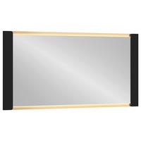 Spiegel Norica Goldfarben/Schwarz B: 155 cm - Goldfarben/Schwarz, Trend, Glas/Holzwerkstoff (155/80/3,8cm)