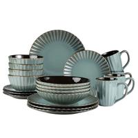 SET DE VAISSELLE CONFINO - Türkis, Basics, Keramik - Mäser