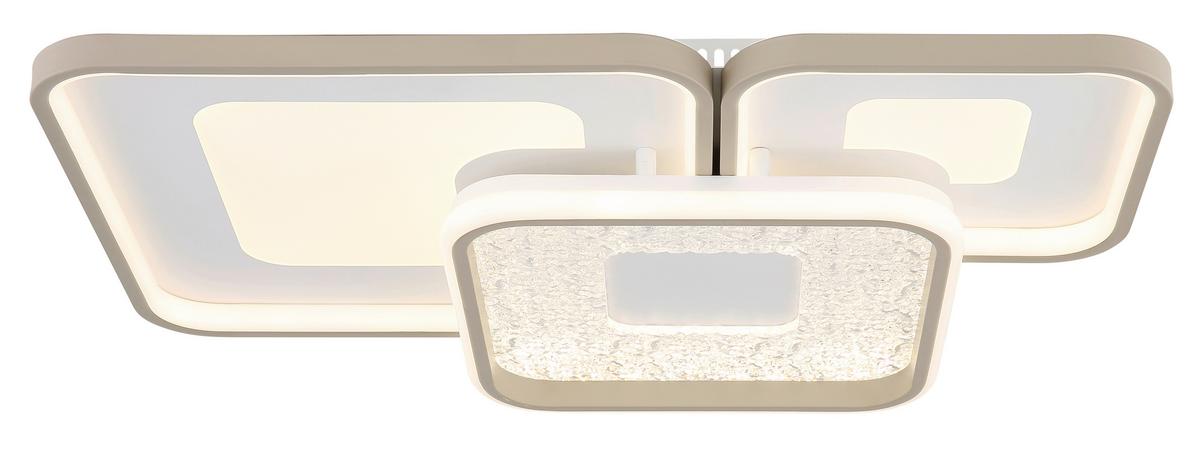 Led-deckenleuchte 48097-62 Mosaiko - Sandfarben/Klar, Design, Kunststoff/Metall (65/45,5/10cm) - Globo
