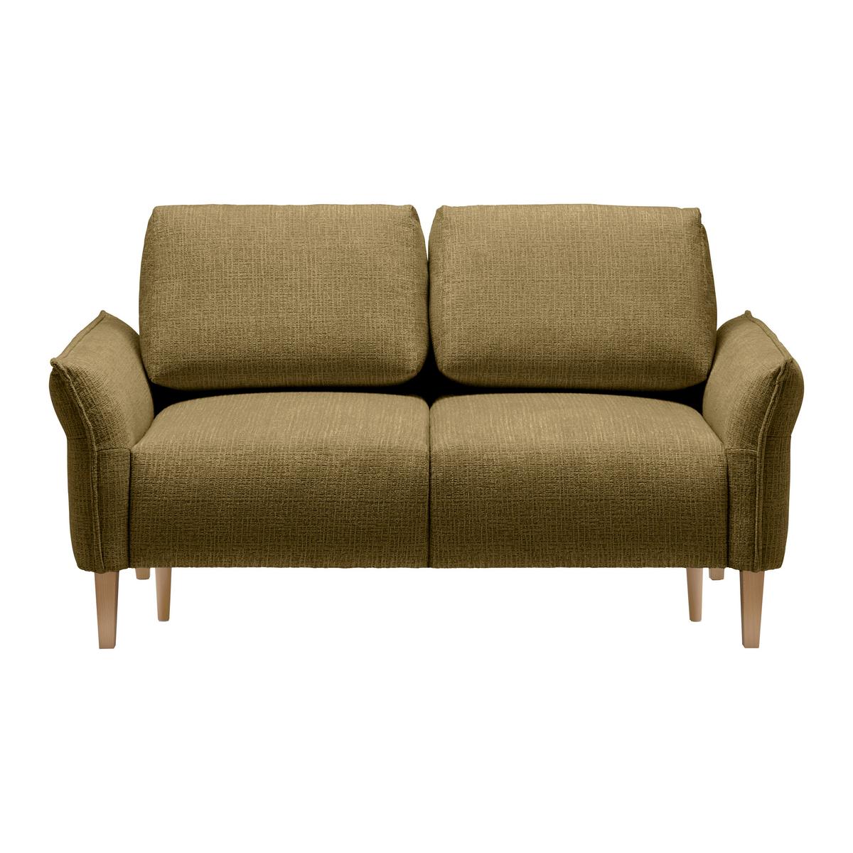 CANAPEA CU 2 LOCURI CUSTOM - crem/măsliniu, Modern, textil (150/85/92cm) - Mömax