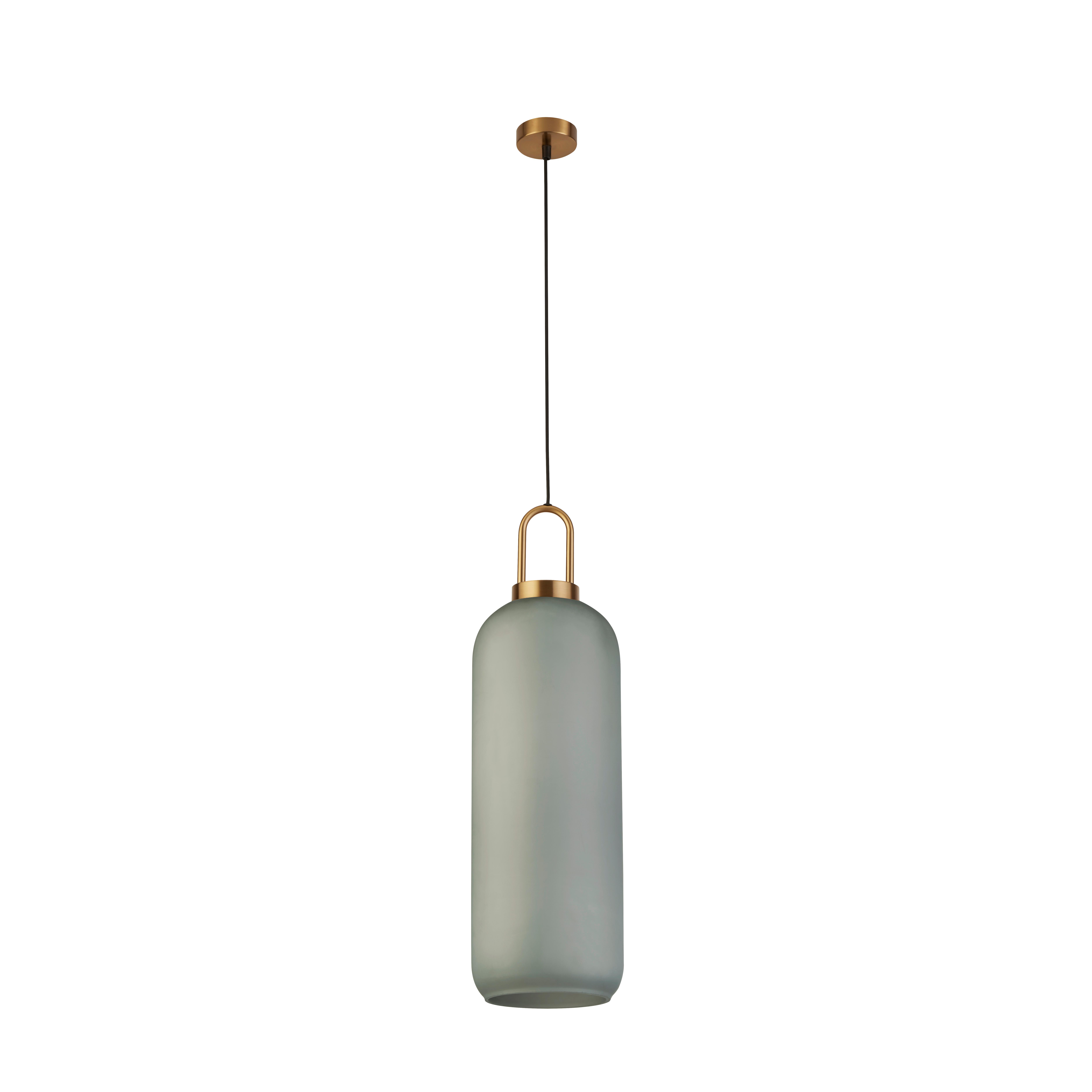 Függőlámpa Pipette 46641-1ac - sárgarézszínű, Konventionell, üveg/fém (15/136cm)