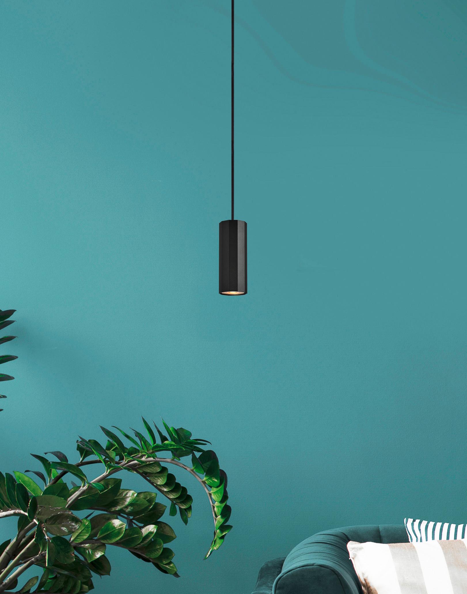 Hängeleuchte James Grau matt max. 25 Watt - Grau, Design, Metall (10/120cm) - Globo