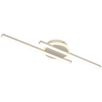 LED-Deckenleuchte Olga Sandfarben max. 14 Watt - Sandfarben, MODERN, Kunststoff/Metall (58/15/5cm) - Mömax