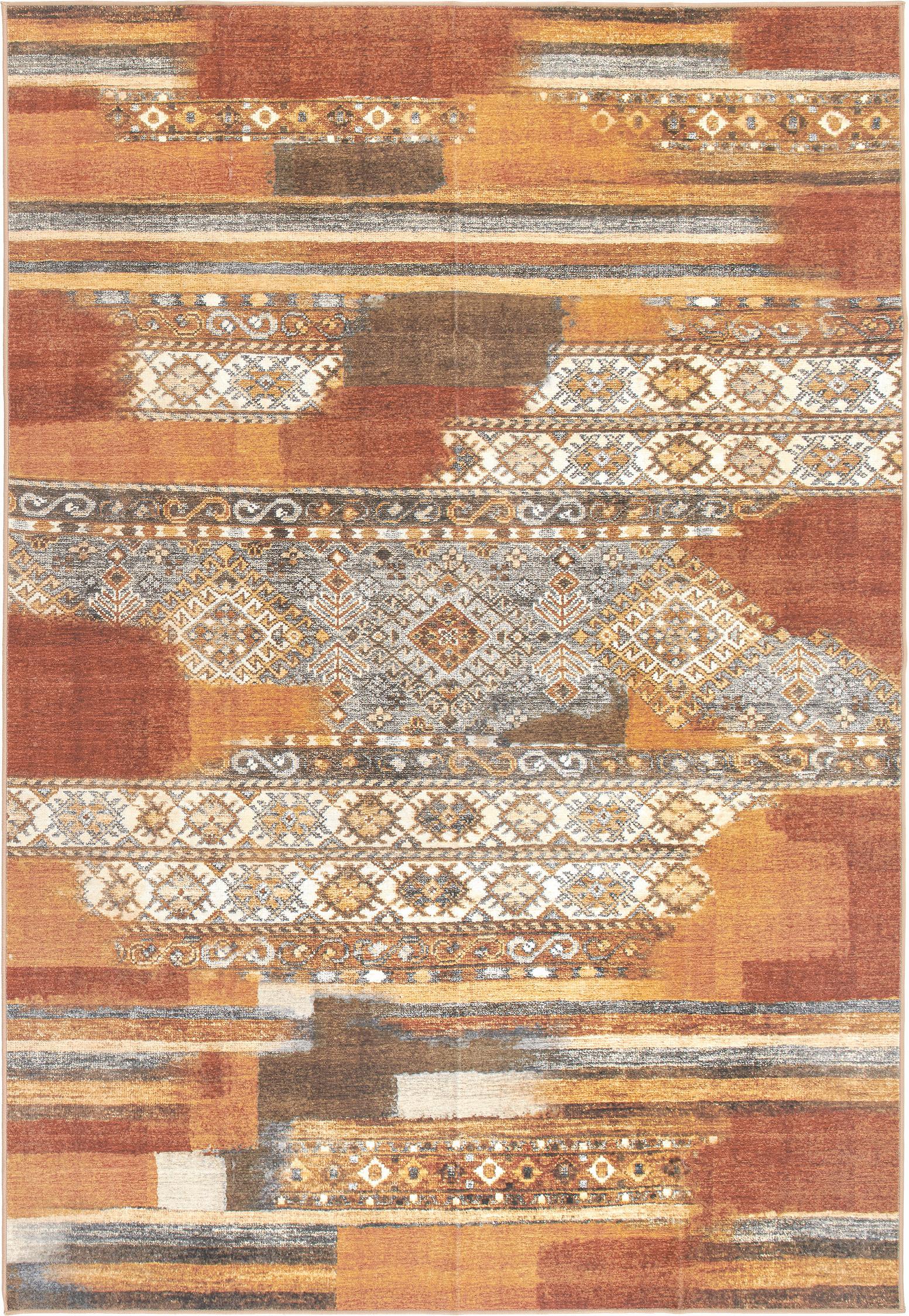 DYWAN VINTAGE MYFAR CORTEA-CLASSIC8182 - greige/kolor niklowy, Design, tkanina (200/290cm) - Lindorug