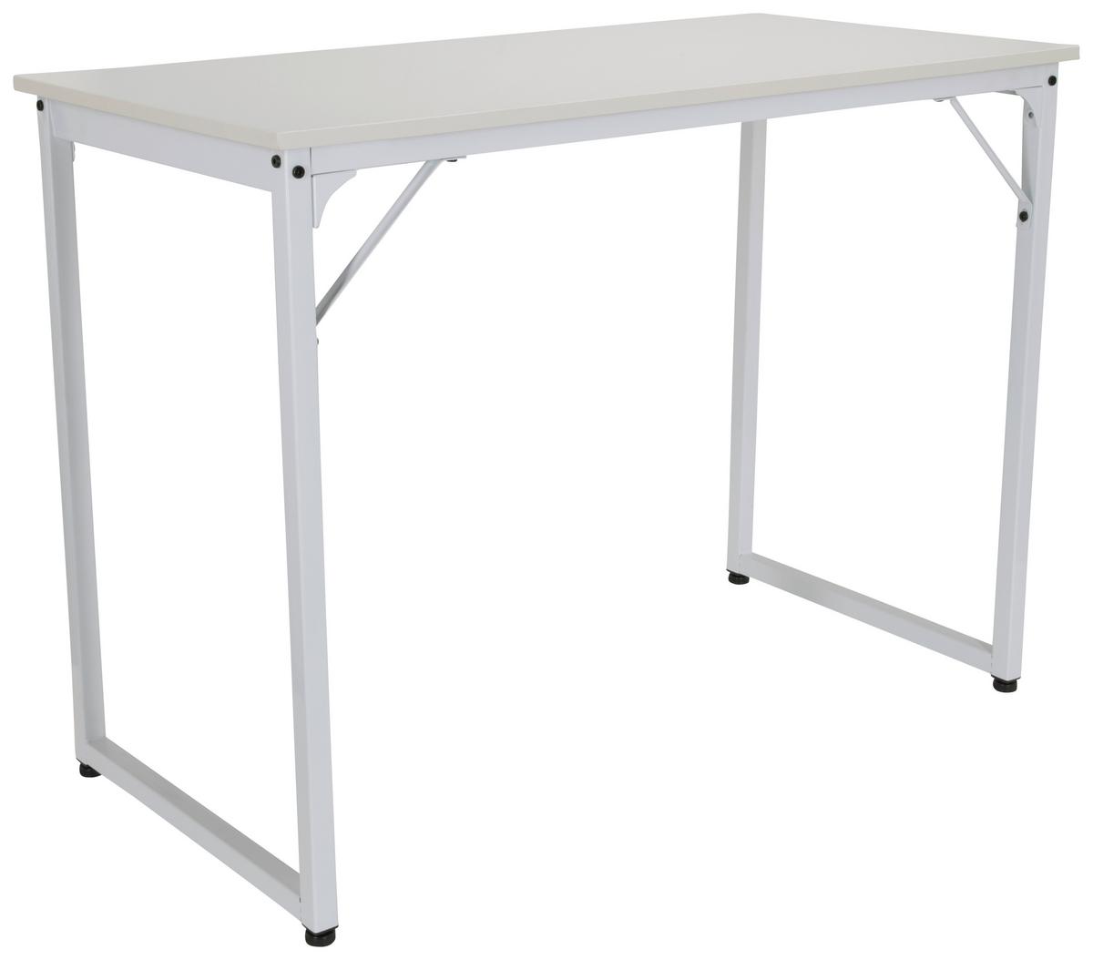 Pisalna Miza Workspace I, Bela - bela, Basics, kovina/leseni material (120/50/74cm) - MID.YOU