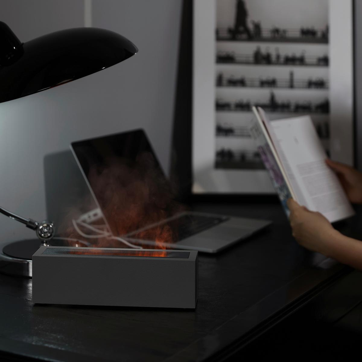 Diffuser Fire&More Anthrazit ca. 200ml - Anthrazit, Design, Kunststoff (24,7/6,6/7,7cm) - Mömax