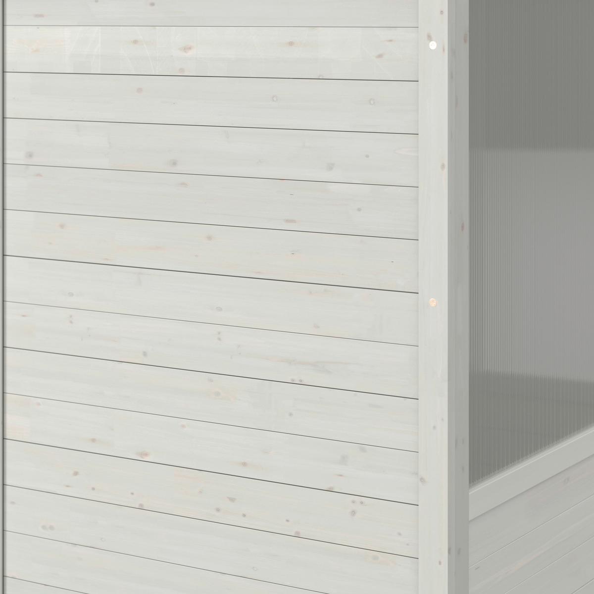 Lopa Za Naprave Erin - bela, Moderno, umetna masa/les (147/195/74cm) - Bessagi Garden
