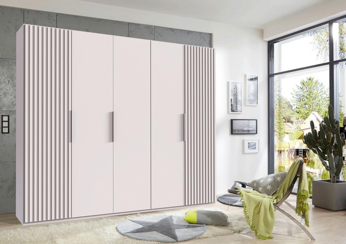 DULAP USI ROTATIVE ANDORRA - alb, Modern, material pe bază de lemn (250/216/58cm) - Modern Living