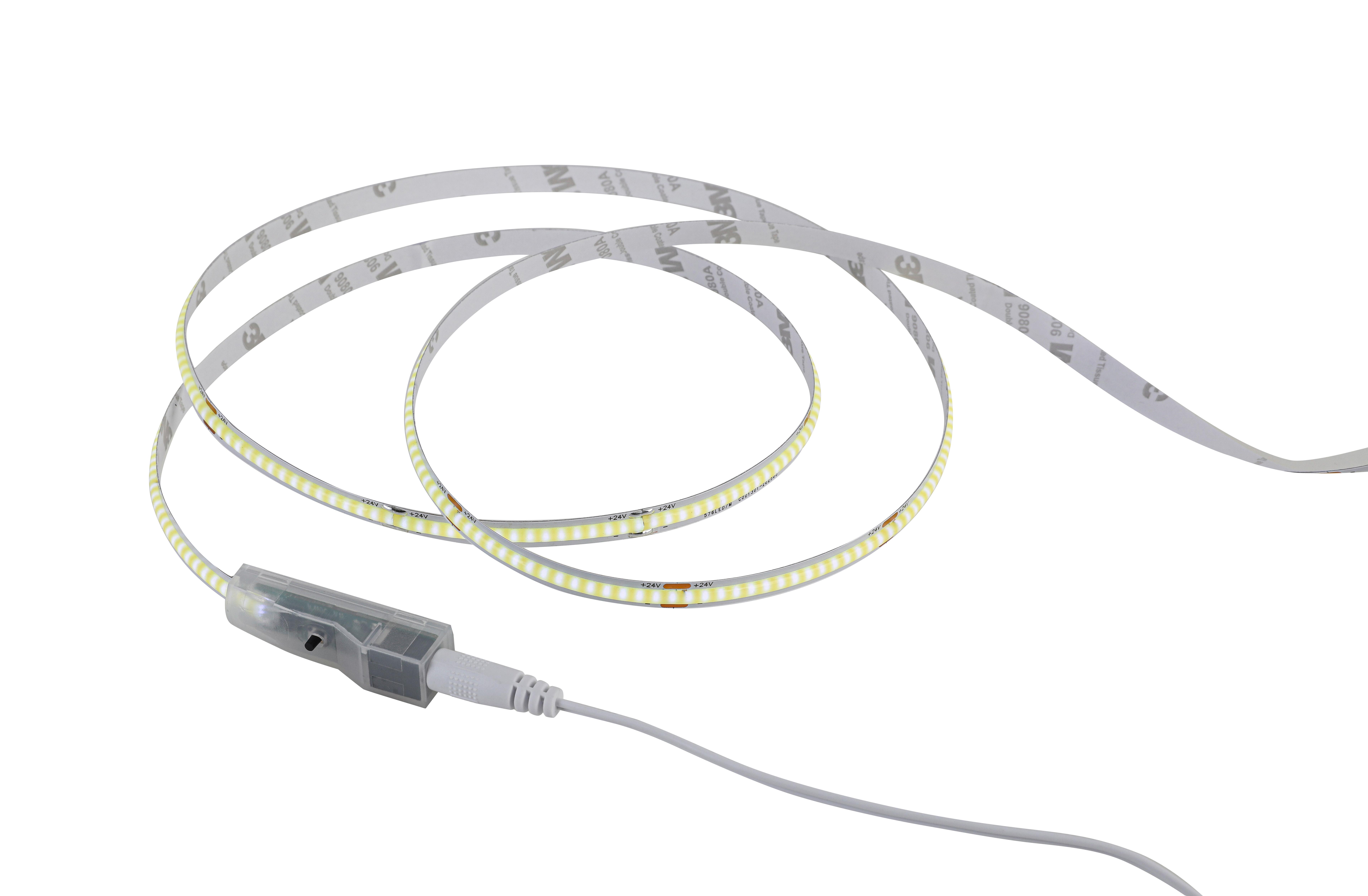 LED-LIST HOCH - vit, Modern, plast (500cm) - Mömax
