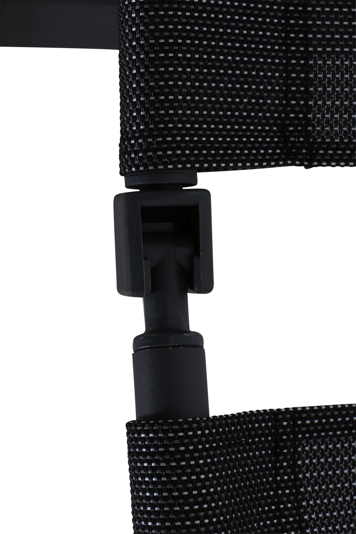 Campinghocker klappbar Comfort nur Fußteil - Anthrazit, KONVENTIONELL, Textil/Metall (65cm) - Siena Garden