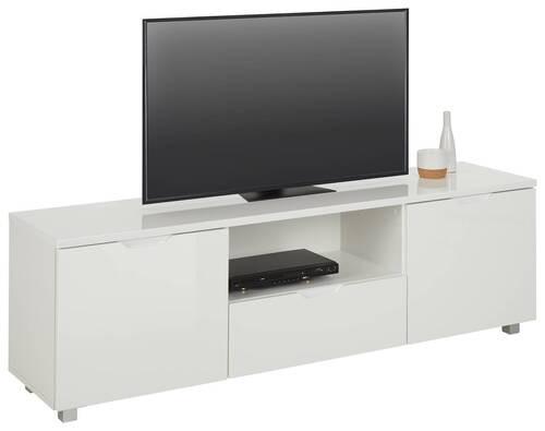 Komoda Roy - bijela, Moderno, drvni materijal/plastika (160/45/38cm) - Modern Living