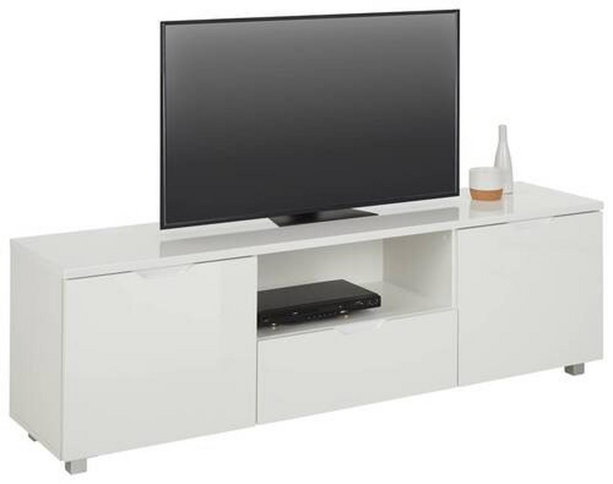 Lowboard in Weiß - Weiß, MODERN, Holzwerkstoff/Kunststoff (160/45/38cm) - Mömax