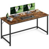 COMPUTERTISCH COMPUTER DESK - Schwarz/Braun, MODERN, Holzwerkstoff/Metall (135/60/75cm) - MID.YOU