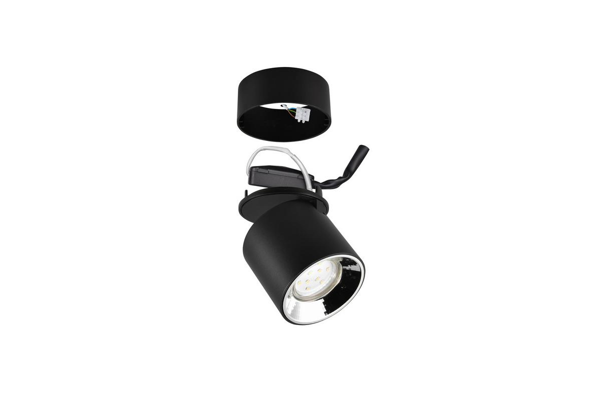 Strahler Guayana Schwarz max. 10 Watt - Schwarz, Basics, Metall (8,7/12cm) - Trio Leuchten