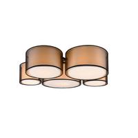 Deckenleuchte Franklin Schwarz max. 40 Watt - Schwarz, Basics, Metall (90/70/21,5cm) - Trio Leuchten