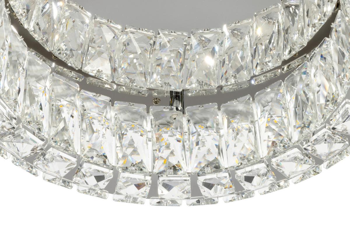 LAMPA SUFITOWA LED ABERDEEN *SBN* - przezroczysty, Konventionell, metal/szkło (40/14cm) - Novel